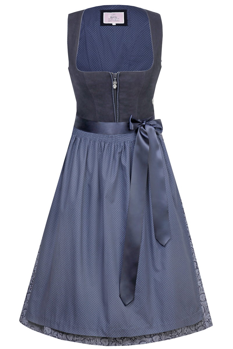 Mini-Dirndl Cord deep ocean blue