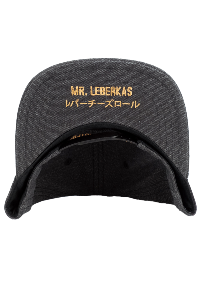 Herren Snapback Cap 'Mr. Leberkas' schwarz Bild 2