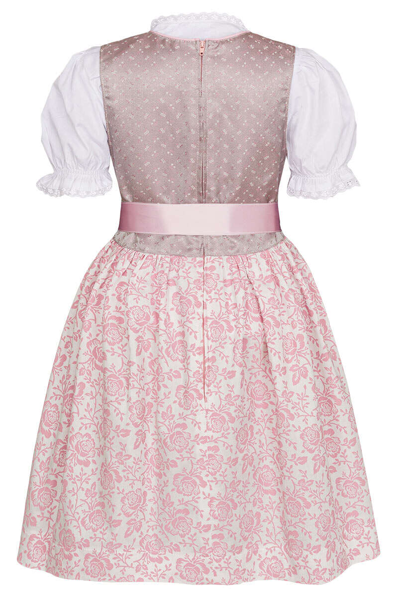 Kinderdirndl mit Bluse rosa Bild 2