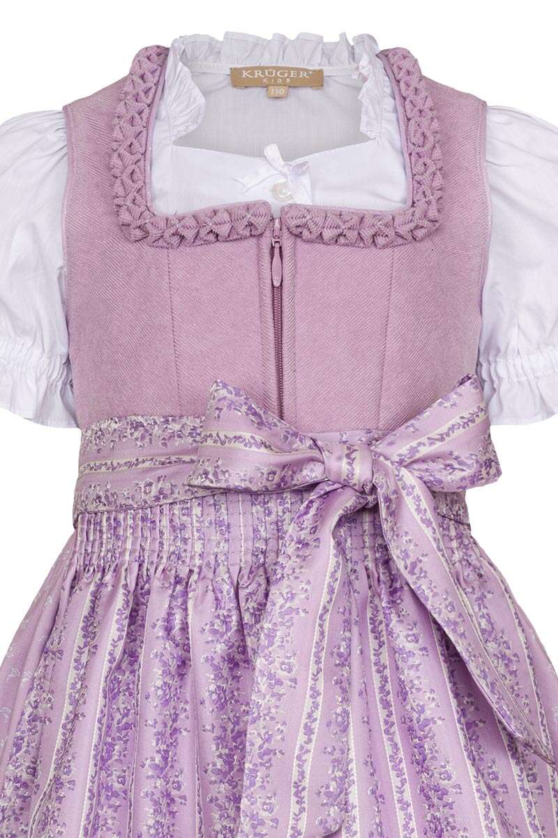 Baby Kinder Teenie Dirndl flieder Bild 2