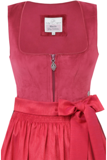 Samtdirndl Midi magenta