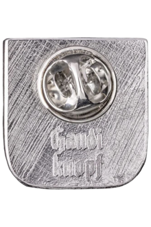 Gaudiknopf 25mm schlicht 'Wappen'