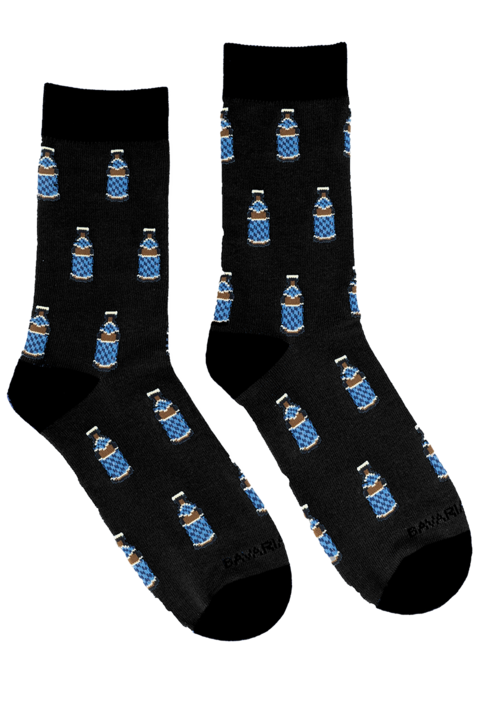 Herren Socken Bayrisch-Hell schwarz